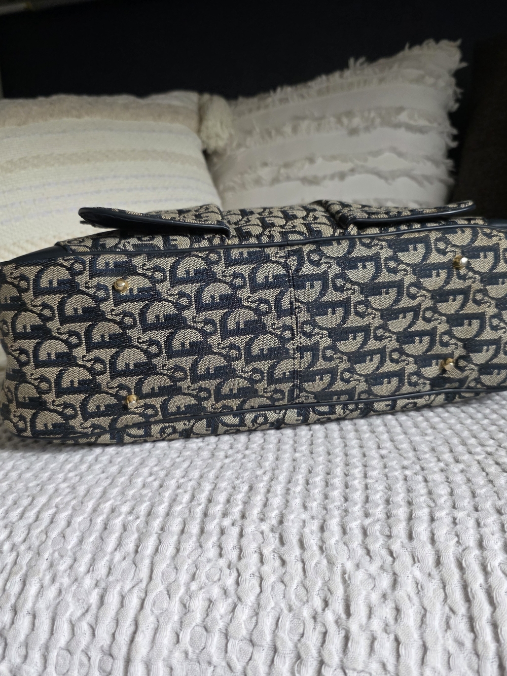 Christian Dior Vintage Double Saddle Bowler Bag - Picture 8 of 15